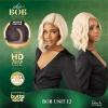 image:imageSensationnel Chicbob Lace Frontwig  Bob Unit 12 Face Framing Glueless Wig Wide 5 Inch Deep Part Synthetic Preplucked Hairline 1 JETBLACKDIRTYBLONDE