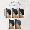 image:imageSensationnel Platinum Glow 13X6 Wig  Adeline Lacefrontal Glueless Pre Cut Lace human hair blend Preplucked Hairline 1 JETBLACKSLATEGRAY