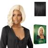 image:imageSensationnel Chicbob Lace Frontwig  Bob Unit 12 Face Framing Glueless Wig Wide 5 Inch Deep Part Synthetic Preplucked Hairline 1 JETBLACK1 JETBLACK