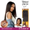 image:imageSensationnel Curls Kinksandco Clip in  1a Clique 18 inch Humanhair 9 Piece Pack Easy to Use Clips for Natural 3c to 4c hair NATURALNATURALBLACK