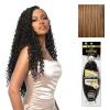 image:imageSensationnel Empire Feather Crochet Braiding Hair  Bohemian Humanhair for Boho Braids and Miracle Knots Pre Separated 50 strands 10 inch 1 JETBLACKS427