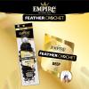 image:imageSensationnel Empire Feather Crochet Braiding Hair  Deep Humanhair for Boho Braids and Miracle Knots Pre Separated 50 strands 10 inch 1 JETBLACK1 JETBLACK