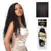 image:imageSensationnel Empire Feather Crochet Braiding Hair  Deep Humanhair for Boho Braids and Miracle Knots Pre Separated 50 strands 10 inch 1 JETBLACK1B OFFBLACK