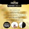 image:imageSensationnel Empire Feather Crochet Braiding Hair  Deep Humanhair for Boho Braids and Miracle Knots Pre Separated 50 strands 10 inch 1 JETBLACK1B OFFBLACK
