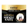 image:imageSensationnel Empire Feather Crochet Braiding Hair  Deep Humanhair for Boho Braids and Miracle Knots Pre Separated 50 strands 10 inch 1 JETBLACK2 DARKBROWN