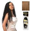 image:imageSensationnel Empire Feather Crochet Braiding Hair  Deep Humanhair for Boho Braids and Miracle Knots Pre Separated 50 strands 10 inch 1 JETBLACKS427