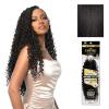 image:imageSensationnel Empire Feather Crochet Braiding Hair  Jerry Curl Humanhair for Boho Braids and Miracle Knots Pre Separated 50 strands 10 inch 1 JETBLACK1B OFFBLACK