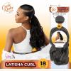 image:imageSensationnel Curls Kinksandco Synthetic Bundles  Latisha Curl Quick Weave Hair or Pony Styles for Natural 3c to 4c Textures 18 inch 1 JETBLACKS1BGINGER