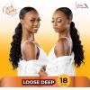 image:imageSensationnel Curls Kinksandco Synthetic Bundles  Loose Deep Quick Weave Hair or Pony Styles for Natural 3c to 4c Textures 18 inch 1 JETBLACK2 DARKBROWN