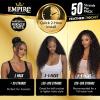 image:imageSensationnel Empire Feather Crochet Braiding Hair  Body Wave Humanhair for Boho Braids and Miracle Knots Pre Separated 50 strands 10 inch 1 JETBLACK1 JETBLACK
