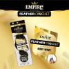 image:imageSensationnel Empire Feather Crochet Braiding Hair  Body Wave Humanhair for Boho Braids and Miracle Knots Pre Separated 50 strands 10 inch 1 JETBLACKS27613
