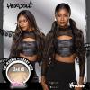 image:imageSensationnel HexDoll 13X4 Lace Wig  Arden Lacefrontal Glueless Synthetic with Natural Density Preplucked Hairline 1 JETBLACK1B OFFBLACK