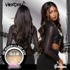 image:imageSensationnel HexDoll 13X4 Lace Wig  Arden Lacefrontal Glueless Synthetic with Natural Density Preplucked Hairline 1 JETBLACKBALAYAGEGOLD
