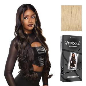 image:imageSensationnel HexDoll 13X4 Lace Wig  Arden Lacefrontal Glueless Synthetic with Natural Density Preplucked Hairline 1 JETBLACKBEIGEBLONDE
