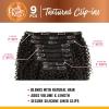 image:imageSensationnel Curls Kinksandco Clip in  Wave Maker 18 Inch Hairextensions Synthetic 9 Piece Pack Easy to Use Clips for Natural 3C to 4C hair 1 JETBLACKTH2BG