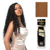 image:imageSensationnel Empire Feather Crochet Braiding Hair  Ripple Wave Human Hair for Boho Braids and Miracle Knots Pre Separated 50 strands 10 inch 1 JETBLACK30 LIGHTAUBURN