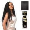 image:imageSensationnel Empire Feather Crochet Braiding Hair  Ripple Wave Human Hair for Boho Braids and Miracle Knots Pre Separated 50 strands 10 inch 1 JETBLACK1 JETBLACK