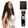 image:imageSensationnel Empire Feather Crochet Braiding Hair  Ripple Wave Human Hair for Boho Braids and Miracle Knots Pre Separated 50 strands 10 inch 1 JETBLACK2 DARKBROWN