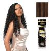 image:imageSensationnel Empire Feather Crochet Braiding Hair  Ripple Wave Human Hair for Boho Braids and Miracle Knots Pre Separated 50 strands 10 inch 1 JETBLACKS430