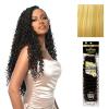 image:imageSensationnel Empire Feather Crochet Braiding Hair  Ripple Wave Human Hair for Boho Braids and Miracle Knots Pre Separated 50 strands 10 inch 1 JETBLACKS27613