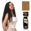 image:imageSensationnel Empire Feather Crochet Braiding Hair  Ripple Wave Human Hair for Boho Braids and Miracle Knots Pre Separated 50 strands 10 inch 1 JETBLACK27 HONEYBLONDE