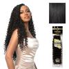 image:imageSensationnel Empire Feather Crochet Braiding Hair  Ripple Wave Human Hair for Boho Braids and Miracle Knots Pre Separated 50 strands 10 inch 1 JETBLACK1 JETBLACK