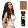 image:imageSensationnel Empire Feather Crochet Braiding Hair  Ripple Wave Human Hair for Boho Braids and Miracle Knots Pre Separated 50 strands 10 inch 1 JETBLACK27 HONEYBLONDE