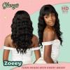 image:imageSensationnel Glamzy Lace Crown Wig  Zoeey Glueless Hand Tied CrownArea Synthetic Hair 1 JETBLACK2 DARKBROWN