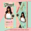 image:imageSensationnel Glamzy Lace Crown Wig  Zoeey Glueless Hand Tied CrownArea Synthetic Hair 1 JETBLACKBALAYAGEAUBURN