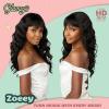 image:imageSensationnel Glamzy Lace Crown Wig  Zoeey Glueless Hand Tied CrownArea Synthetic Hair 1 JETBLACKBALAYAGEMOCHA