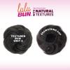 image:imageSensationnel Lulu Bun Hair Extensions  Textured Bun Unit 2 Synthetic Quick and Easy Wear Hair with Natural Textures 1 JETBLACK1 JETBLACK