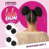image:imageSensationnel Lulu Bun Hairextensions  Space Buns Unit 2 Synthetic Quick and Easy Wear Hair with Natural Textures 1 JETBLACK1 JETBLACK