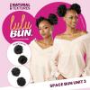 image:imageSensationnel Lulu Bun Hairextensions  Space Buns Unit 3 Synthetic Quick and Easy Wear Hair with Natural Textures 1 JETBLACK1 JETBLACK