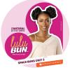 image:imageSensationnel Lulu Bun Hairextensions  Space Buns Unit 3 Synthetic Quick and Easy Wear Hair with Natural Textures 1 JETBLACKF1B30