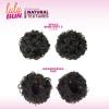 image:imageSensationnel Lulu Bun Hairextensions  Space Buns Unit 3 Synthetic Quick and Easy Wear Hair with Natural Textures 1 JETBLACKF1BBG
