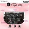 image:imageSensationnel Pearlish Clip In  Euro Wave 20 Inch Pearl Conditioned 15A Remy Human Hair 9 Piece Pack Long Lasing and Easy to Use Extension NATURALNATURALBLACK