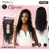 image:imageSensationnel Pearlish Clip In  Euro Wave 20 Inch Pearl Conditioned 15A Remy Human Hair 9 Piece Pack Long Lasing and Easy to Use Extension NATURALNATURAL