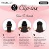 image:imageSensationnel Pearlish Clip In  Euro Wave 20 Inch Pearl Conditioned 15A Remy Human Hair 9 Piece Pack Long Lasing and Easy to Use Extension NATURALNATURALBLACK