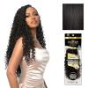 image:imageSensationnel Empire Feather Crochet Braiding Hair  Ripple Wave Human Hair for Boho Braids and Miracle Knots Pre Separated 50 strands 10 inch 1 JETBLACK1B OFFBLACK
