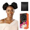 image:imageSensationnel Lulu Bun Hairextensions  Space Buns Unit 3 Synthetic Quick and Easy Wear Hair with Natural Textures 1 JETBLACK1 JETBLACK
