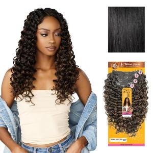image:imageSensationnel Curls Kinksandco Clip in  Trend Shifter 18 Inch 9 Piece Pack Easy to Use Clips for Natural 3c to 4c hair 1 JETBLACK1 JETBLACK