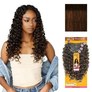 image:imageSensationnel Curls Kinksandco Clip in  Trend Shifter 18 Inch 9 Piece Pack Easy to Use Clips for Natural 3c to 4c hair 1 JETBLACKTH2COPPER