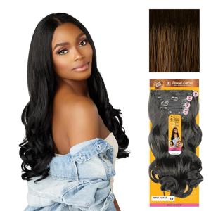image:imageSensationnel Curls Kinksandco Clip in  Wave Maker 18 Inch Hairextensions Synthetic 9 Piece Pack Easy to Use Clips for Natural 3C to 4C hair 1 JETBLACKTH230