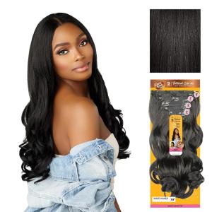 image:imageSensationnel Curls Kinksandco Clip in  Wave Maker 18 Inch Hairextensions Synthetic 9 Piece Pack Easy to Use Clips for Natural 3C to 4C hair 1 JETBLACK1B OFFBLACK