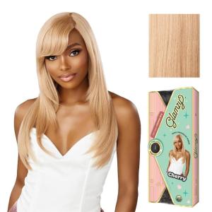 image:imageSensationnel Glamzy Lace Crown Wig  Cherry Glueless Hand Tied CrownArea Synthetic Hair 1 JETBLACKASHPEACHBLONDE