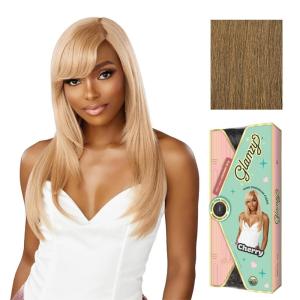 image:imageSensationnel Glamzy Lace Crown Wig  Cherry Glueless Hand Tied CrownArea Synthetic Hair 1 JETBLACKMOCHABROWN