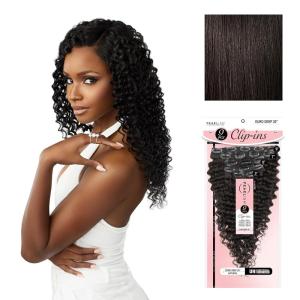 image:imageSensationnel Pearlish Clip In  Euro Deep 20 Inch Pearl Conditioned 15A Remy Human Hair 9 Piece Pack Long Lasing and Easy to Use Extension NATURALNATURAL