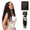image:imageSensationnel Empire Feather Crochet Braiding Hair  Loose Crimp Human Hair for Boho Braids and Miracle Knots Pre Separated 50 strands 10 inch 1 JETBLACK2 DARKBROWN
