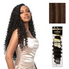 image:imageSensationnel Empire Feather Crochet Braiding Hair  Loose Crimp Human Hair for Boho Braids and Miracle Knots Pre Separated 50 strands 10 inch 1 JETBLACKS430