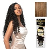 image:imageSensationnel Empire Feather Crochet Braiding Hair  Loose Crimp Human Hair for Boho Braids and Miracle Knots Pre Separated 50 strands 10 inch 1 JETBLACKS427